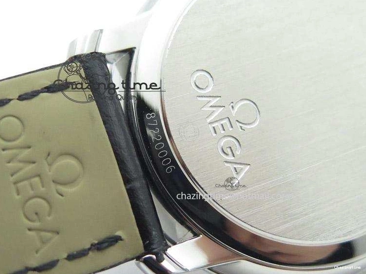 0719 De Ville MK 1:1 Best Edition SS Black Dial On Black Leather Strap A Unisex 8261